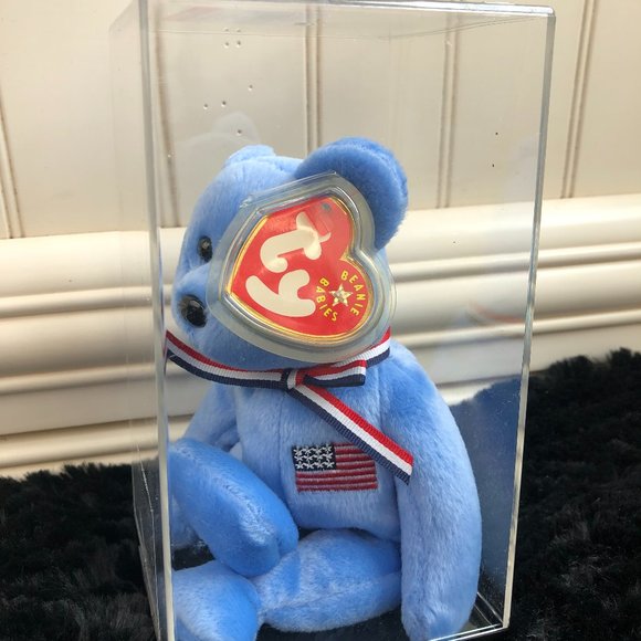 RARE Vintage Ty Beanie Baby America 9/11/2001 with Hologram NEW Collectible - Picture 2 of 13